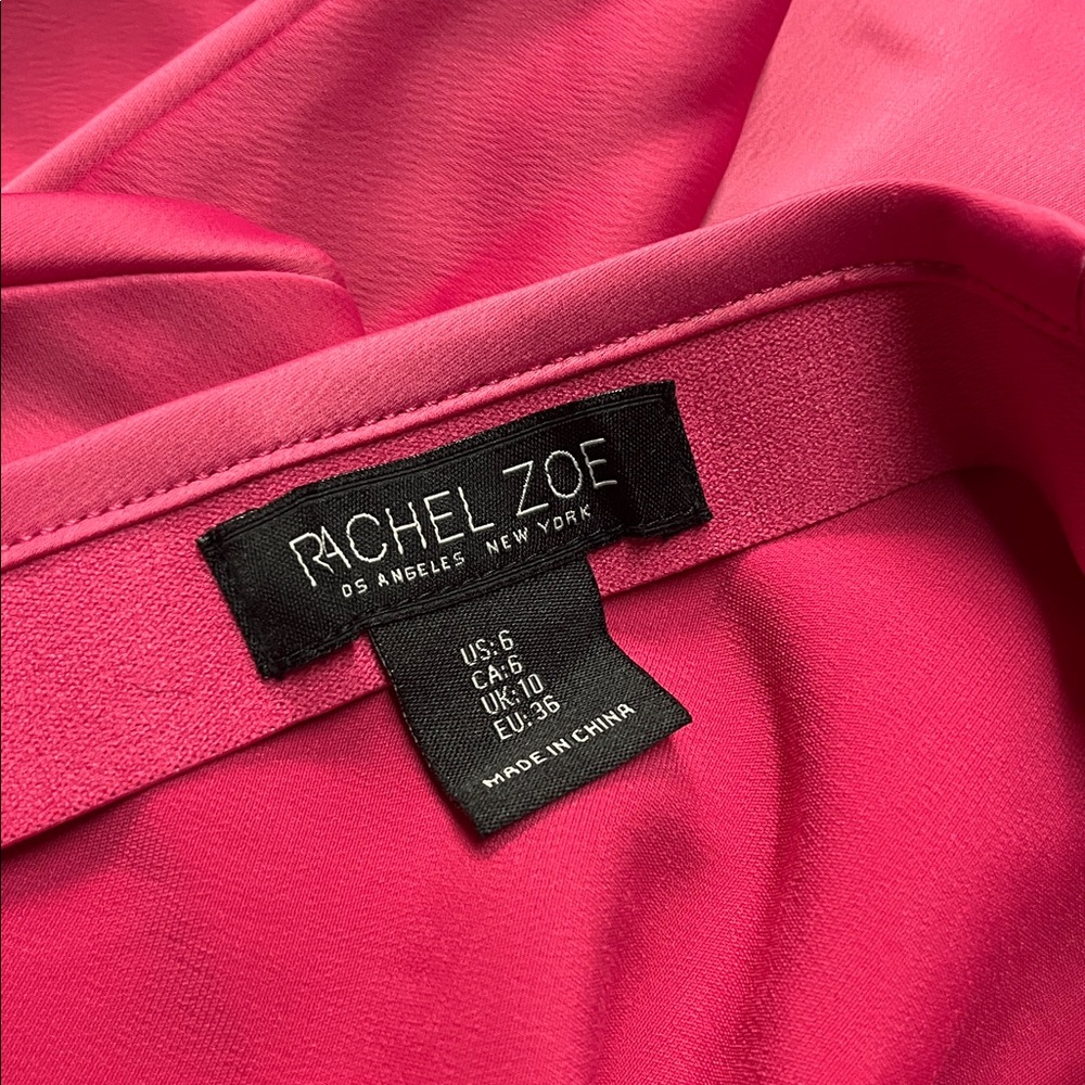Rachel Zoe Pink Satin Midi Skirt - Picture 14 of 15